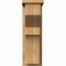 Ekena Millwork Monterey Smooth Corbel w/Backplate, Western Red Cedar, 7 1/2"W x 12"D x 24"H COR08X12X24MON01SWR - alternate 4